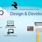 Web design and development company in Dubai – Rtist.studio showcasing responsive website layouts,