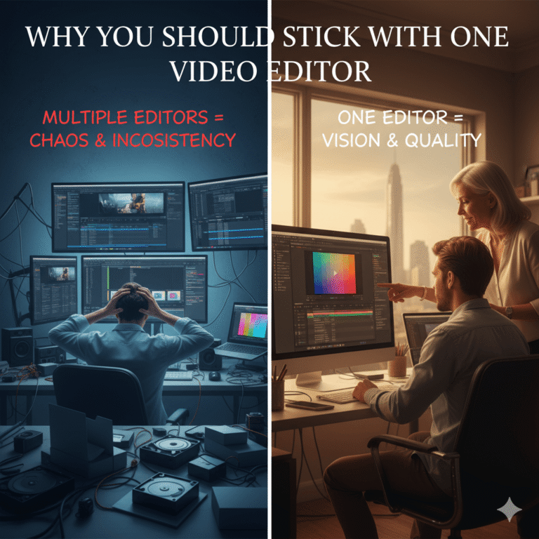why you should stick with one video editor