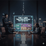 ‘The 7 Lies Video Agencies in Dubai Keep Telling You,’ focusing on video production industry myths and truths in Dubai