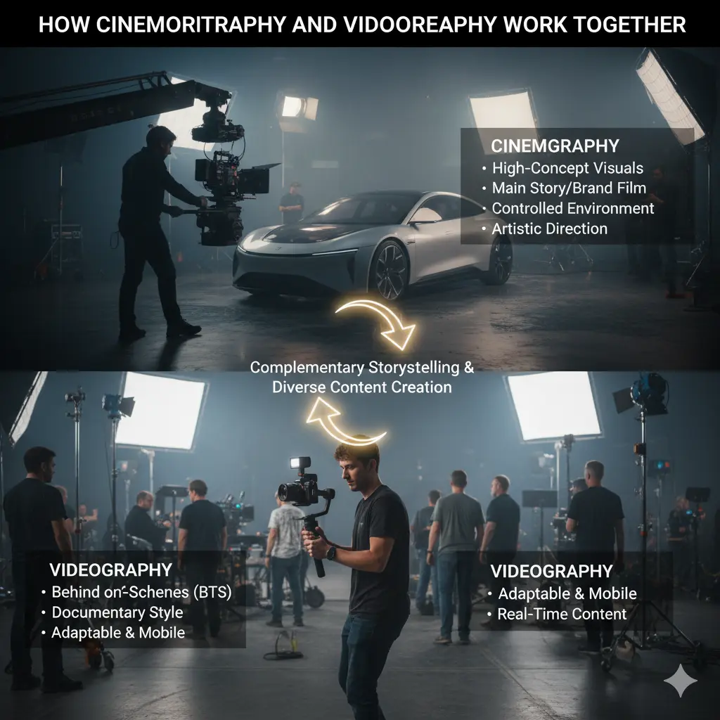 How Cinematography and Videography Work Together
