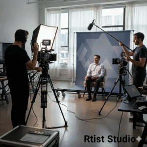 Rtist studio provied best interview video production services in dubai