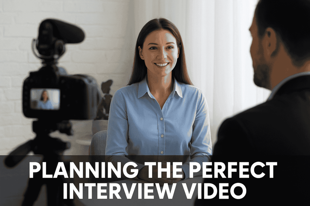 Palanning the best perfect Interview video production : Rtist Studio