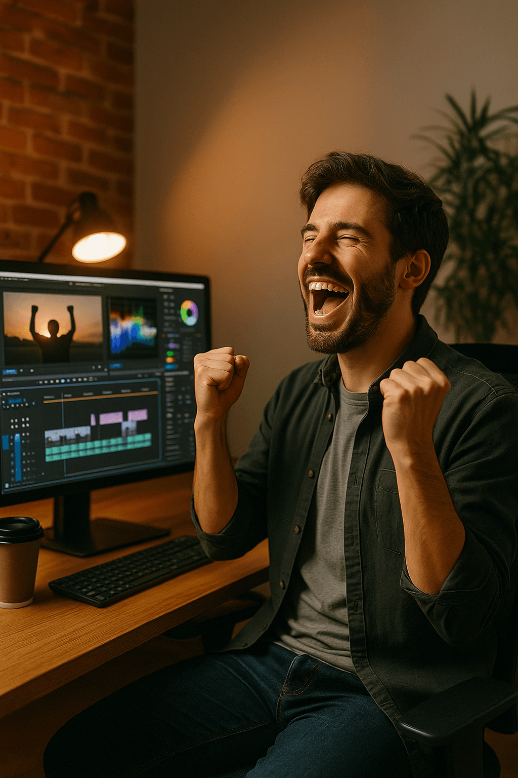 happy video editor because they have already purchased Monthly-Retainer Video Editor 
